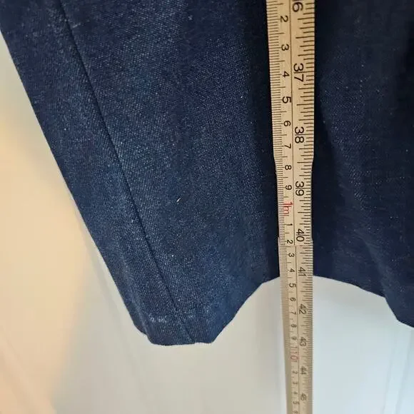 Vintage American West Denim Jacket 80s Womens Small Ranch Coat Western Chore - Picture 10 of 11